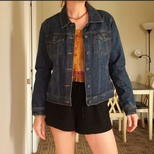 RXB Blue Denim Jean Jacket Size Large